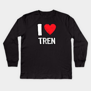 I love Tren Kids Long Sleeve T-Shirt